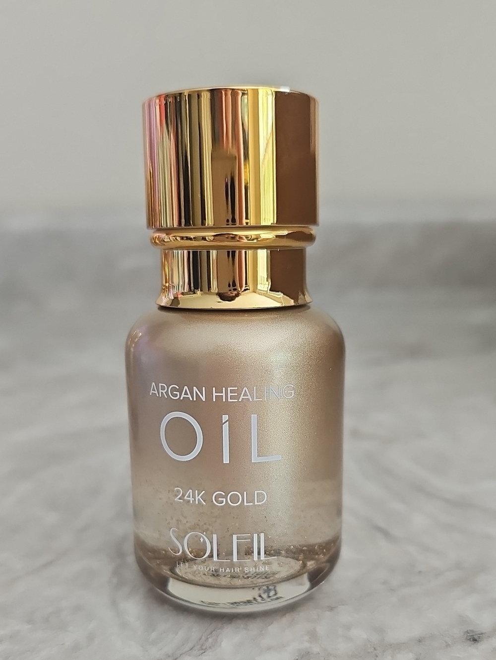 Soleil 24k Gold Argan Healing Oil After Using Heat‎